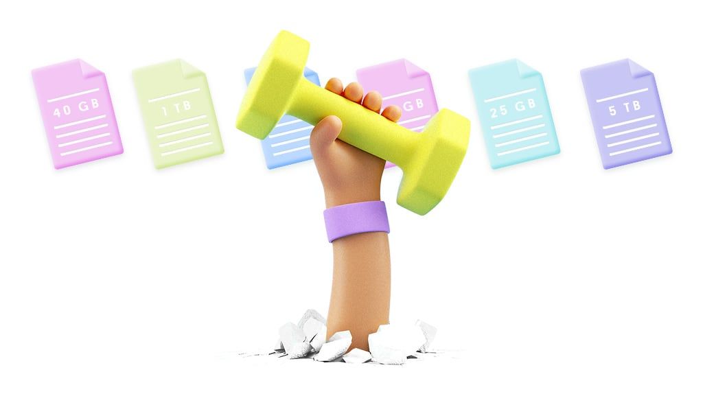 Archivos grandes de Plastic SCM