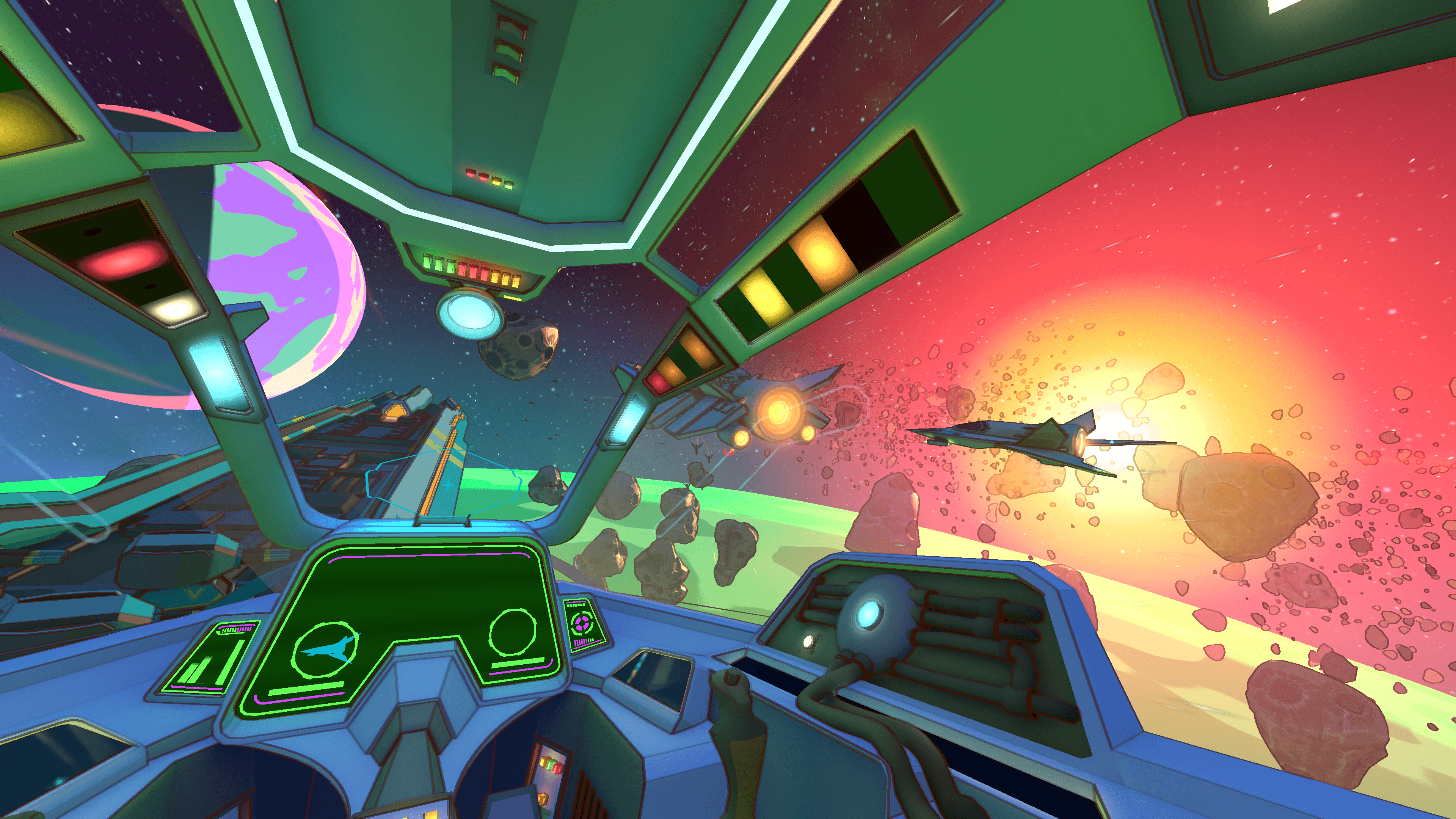 Cena de amostra do URP