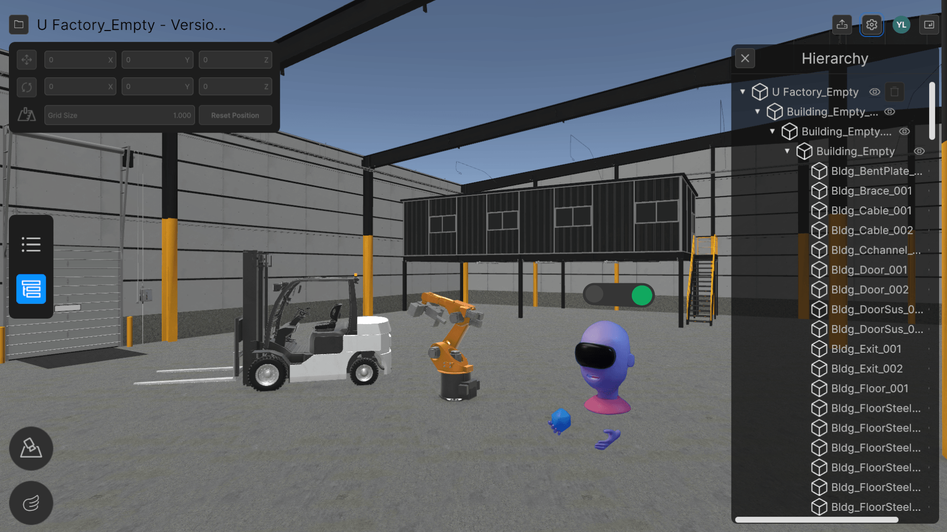 Unity Industry ビューアーテンプレート